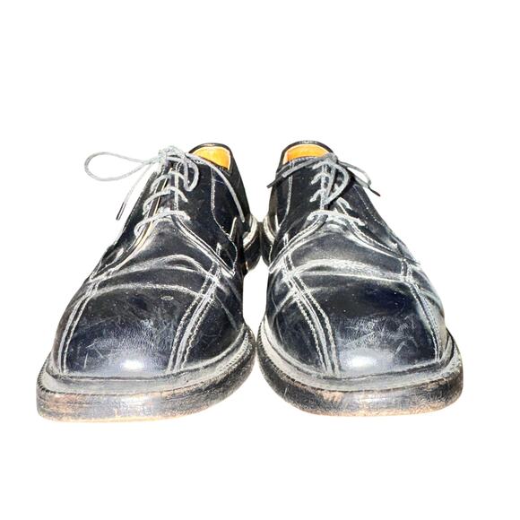 Allen Edmonds Hillcrest Oxfords Men\'s Size 10 C Black Leather Bicycle Toe Shoes main image 4